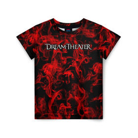 Детская футболка 3D с принтом Dream Theater в Кировске, 100% гипоаллергенный полиэфир | прямой крой, круглый вырез горловины, длина до линии бедер, чуть спущенное плечо, ткань немного тянется | альтернативный | американская | глэм | готик | гранж | группа | метал | модные | музыка | пост | рок | хард