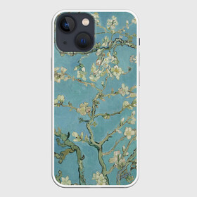 Чехол для iPhone 13 mini с принтом Ван Гог Цветущие ветки миндаля в Кировске,  |  | вангог | винсент | живопись | картина | цветы