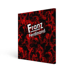 Холст квадратный с принтом Franz Ferdinand в Кировске, 100% ПВХ |  | Тематика изображения на принте: franz ferdinand | готик | музыка | рок группа