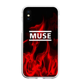 Чехол для iPhone XS Max матовый с принтом MUSE в Кировске, Силикон | Область печати: задняя сторона чехла, без боковых панелей | muse | punk | rock | альтернативный хип хоп | группа | инди поп | музыка | музыкальное произведение | ноты | панк | регги | рок | синти поп