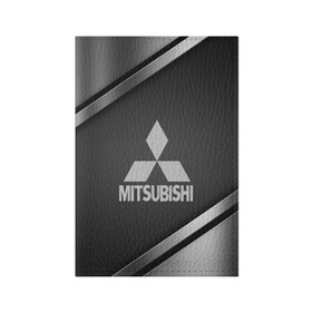 Обложка для паспорта матовая кожа с принтом MITSUBISHI SPORT в Кировске, натуральная матовая кожа | размер 19,3 х 13,7 см; прозрачные пластиковые крепления |  машина | марка | митсубиси