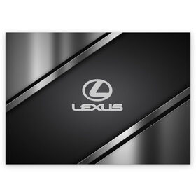 Поздравительная открытка с принтом LEXUS SPORT в Кировске, 100% бумага | плотность бумаги 280 г/м2, матовая, на обратной стороне линовка и место для марки
 | auto | automobile | car | carbon | lexus | machine | motor | motor car | sport car | автомашина | бренд | легковой автомобиль | марка | спортивный автомобиль | тачка