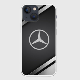 Чехол для iPhone 13 mini с принтом MERCEDES SPORT в Кировске,  |  | auto | automobile | car | carbon | machine | mercedes benz | motor | motor car | sport car | автомашина | бренд | легковой автомобиль | марка | спортивный автомобиль | тачка