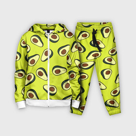 Детский костюм 3D с принтом Авокадо в Кировске,  |  | avocado | food | fruit | pattern | vegan | vegetarian | авокадо | веган | вегетарианство | еда | паттерн | правильное питание | фрукт