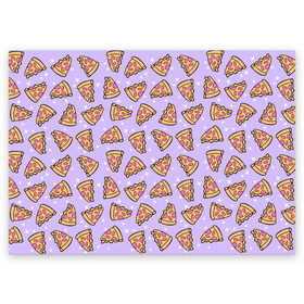 Поздравительная открытка с принтом Пицца Мун в Кировске, 100% бумага | плотность бумаги 280 г/м2, матовая, на обратной стороне линовка и место для марки
 | Тематика изображения на принте: food | pattern | pizza | sailor moon | еда | паттерн | пицца | сейлор мун