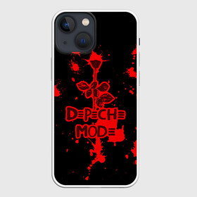 Чехол для iPhone 13 mini с принтом Depeche Mode в Кировске,  |  | depeche mode | альтернативный | вестник моды | депеш мод | депешмод | дэйв гаан | индастриал | мартин гор | музыка | новая волна | роза | рок | синти поп | электроник | энди флетчер