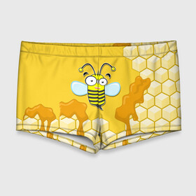 Мужские купальные плавки 3D с принтом Пчелка в Кировске, Полиэстер 85%, Спандекс 15% |  | Тематика изображения на принте: животные | лето | мед | насекомые | природа | пчела | пчелка | соты
