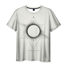 Мужская футболка 3D с принтом Architects в Кировске, 100% полиэфир | прямой крой, круглый вырез горловины, длина до линии бедер | архитектс