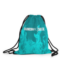 Рюкзак-мешок 3D с принтом RAINBOW SIX SIEGE в Кировске, 100% полиэстер | плотность ткани — 200 г/м2, размер — 35 х 45 см; лямки — толстые шнурки, застежка на шнуровке, без карманов и подкладки | 