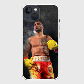 Чехол для iPhone 13 с принтом Vasyl Lomachenko_2 в Кировске,  |  | boxing | lomachenko | бокс | боксеры | василий ломаченко | чемпион
