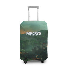 Чехол для чемодана 3D с принтом Far Cry Vietnam в Кировске, 86% полиэфир, 14% спандекс | двустороннее нанесение принта, прорези для ручек и колес | 