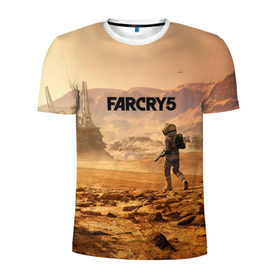 Мужская футболка 3D спортивная с принтом Far Cry 5 Mars в Кировске, 100% полиэстер с улучшенными характеристиками | приталенный силуэт, круглая горловина, широкие плечи, сужается к линии бедра | 