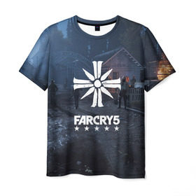 Мужская футболка 3D с принтом Cult Far Cry в Кировске, 100% полиэфир | прямой крой, круглый вырез горловины, длина до линии бедер | 