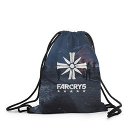 Рюкзак-мешок 3D с принтом Cult Far Cry в Кировске, 100% полиэстер | плотность ткани — 200 г/м2, размер — 35 х 45 см; лямки — толстые шнурки, застежка на шнуровке, без карманов и подкладки | 