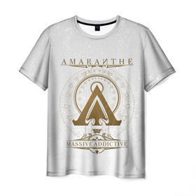 Мужская футболка 3D с принтом Amaranthe в Кировске, 100% полиэфир | прямой крой, круглый вырез горловины, длина до линии бедер | amaranthe | амаранте | датская | дэт | метал | пауэр | шведская