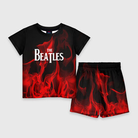 Детский костюм с шортами 3D с принтом The Beatles в Кировске,  |  | beatles | punk | rock | the beatles | альтернативный хип хоп | группа | инди поп | музыка | музыкальное произведение | ноты | панк | регги | рок | синти поп