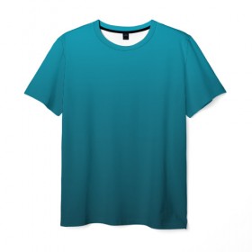 Мужская футболка 3D с принтом Бирюза в Кировске, 100% полиэфир | прямой крой, круглый вырез горловины, длина до линии бедер | бирюза | владивосток | лазурь | мемес | море | океан | сочи