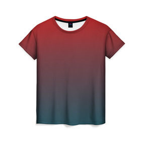 Женская футболка 3D с принтом Алый в Кировске, 100% полиэфир ( синтетическое хлопкоподобное полотно) | прямой крой, круглый вырез горловины, длина до линии бедер | yaay | алый | бурый | искусство | картина | красный | москва | россия | тон | урал