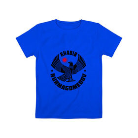Детская футболка хлопок с принтом Khabib в Кировске, 100% хлопок | круглый вырез горловины, полуприлегающий силуэт, длина до линии бедер | ufc | нурмагомедов | хабиб