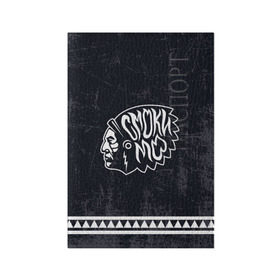 Обложка для паспорта матовая кожа с принтом Смоки в Кировске, натуральная матовая кожа | размер 19,3 х 13,7 см; прозрачные пластиковые крепления | smoky mo | молла | смоки мо