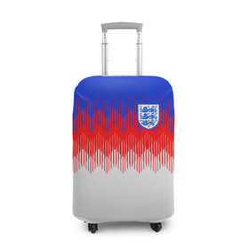 Чехол для чемодана 3D с принтом Англия тренировочная форма ЧМ-2018 в Кировске, 86% полиэфир, 14% спандекс | двустороннее нанесение принта, прорези для ручек и колес | англия | сборная англии | тренировочная форма | футбол | чемпионат мира по футболу