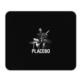 Коврик для мышки прямоугольный с принтом Placebo в Кировске, натуральный каучук | размер 230 х 185 мм; запечатка лицевой стороны | placebo | альтернативный | брайан молко | инди | индирок | плацебо | рок