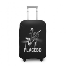 Чехол для чемодана 3D с принтом Placebo в Кировске, 86% полиэфир, 14% спандекс | двустороннее нанесение принта, прорези для ручек и колес | placebo | альтернативный | брайан молко | инди | индирок | плацебо | рок