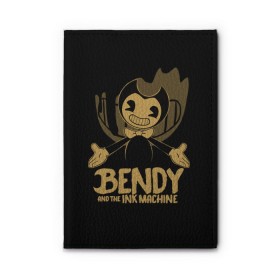 Обложка для автодокументов с принтом Bendy and the ink machine (20) в Кировске, натуральная кожа |  размер 19,9*13 см; внутри 4 больших “конверта” для документов и один маленький отдел — туда идеально встанут права | Тематика изображения на принте: bendy | bendy and the ink machine | game | horror | ink | machine | trend | video game