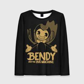 Женский лонгслив 3D с принтом Bendy and the ink machine (20) в Кировске, 100% полиэстер | длинные рукава, круглый вырез горловины, полуприлегающий силуэт | bendy | bendy and the ink machine | game | horror | ink | machine | trend | video game