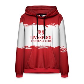 Мужская толстовка 3D с принтом Liverpool FC в Кировске, 100% полиэстер | двухслойный капюшон со шнурком для регулировки, мягкие манжеты на рукавах и по низу толстовки, спереди карман-кенгуру с мягким внутренним слоем. | liverpool | английский | англия | британия | британский | клуб | ливерпуль | фк | футбол | футбольный