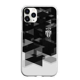 Чехол для iPhone 11 Pro матовый с принтом Monaco Geometry Sport в Кировске, Силикон |  | abstraction | championship | fc | football | footer | monaco | polygon | soccer | socker | sport | абстракция | монако | одежда | спорт | спортивный | униформа | футбол | футбольный клуб | чемпионат