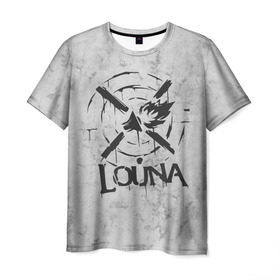 Мужская футболка 3D с принтом Louna в Кировске, 100% полиэфир | прямой крой, круглый вырез горловины, длина до линии бедер | Тематика изображения на принте: louna | лусинэ геворкян