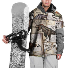 Накидка на куртку 3D с принтом Ark Survival Evolved в Кировске, 100% полиэстер |  | арк