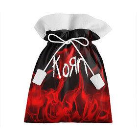 Подарочный 3D мешок с принтом KOЯN в Кировске, 100% полиэстер | Размер: 29*39 см | korn | punk | rock | альтернативный хип хоп | группа | инди поп | музыка | музыкальное произведение | ноты | панк | регги | рок | синти поп