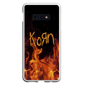 Чехол для Samsung S10E с принтом Korn в Кировске, Силикон | Область печати: задняя сторона чехла, без боковых панелей | korn | koяn | альтернативный | арвизу | гранж | грув | группа | дэвис | корн | коян | лузье | манки | метал | музыка | нюметал | панк | песни | рок | уэлч | филди | филипп | хэд | череп | шаффер