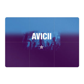 Магнитный плакат 3Х2 с принтом Avicii в Кировске, Полимерный материал с магнитным слоем | 6 деталей размером 9*9 см | Тематика изображения на принте: 
