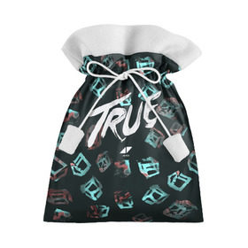 Подарочный 3D мешок с принтом Avicii - true в Кировске, 100% полиэстер | Размер: 29*39 см | Тематика изображения на принте: 