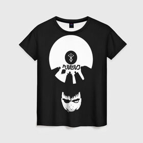 Женская футболка 3D с принтом Hand of God в Кировске, 100% полиэфир ( синтетическое хлопкоподобное полотно) | прямой крой, круглый вырез горловины, длина до линии бедер | Тематика изображения на принте: берсерк | гатс | гриффитс | рука бога | черный мечник