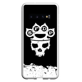 Чехол для Samsung Galaxy S10 с принтом Five Finger Death Punch в Кировске, Силикон | Область печати: задняя сторона чехла, без боковых панелей | 5fdp | alternative | ffdp | groove | metal | metall | rock | альтернатива | грув | группа | метал | рок | череп