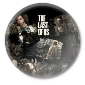Значок с принтом The Last of Us_9 в Кировске,  металл | круглая форма, металлическая застежка в виде булавки | the last of us | гриб | грибы | джоэл | кордицепс | пиратs | элли
