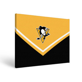 Холст прямоугольный с принтом Pittsburgh Penguins (Форма 1) в Кировске, 100% ПВХ |  | питтсбург пингвинз