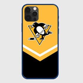 Чехол для iPhone 12 Pro Max с принтом Pittsburgh Penguins (Форма 1) в Кировске, Силикон |  | питтсбург пингвинз