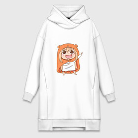 Платье-худи хлопок с принтом Umaru Chan в Кировске,  |  | anime | аниме | анимэ | умару