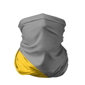 Бандана-труба 3D с принтом Серый, желтый, белый-идеальное сочетание! в Кировске, 100% полиэстер, ткань с особыми свойствами — Activecool | плотность 150‒180 г/м2; хорошо тянется, но сохраняет форму | 