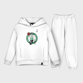 Детский костюм хлопок Oversize с принтом Boston celtics в Кировске,  |  | boston celtics | nba | баскетбол | бостон селтикс