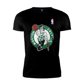 Мужская футболка премиум с принтом Boston celtics в Кировске, 92% хлопок, 8% лайкра | приталенный силуэт, круглый вырез ворота, длина до линии бедра, короткий рукав | boston celtics | nba | баскетбол | бостон селтикс
