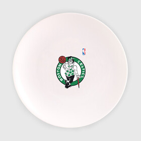 Тарелка с принтом Boston celtics в Кировске, фарфор | диаметр - 210 мм
диаметр для нанесения принта - 120 мм | boston celtics | nba | баскетбол | бостон селтикс