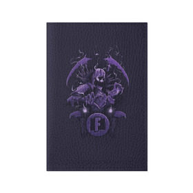 Обложка для паспорта матовая кожа с принтом Raven в Кировске, натуральная матовая кожа | размер 19,3 х 13,7 см; прозрачные пластиковые крепления | battle royale | fortnite | lama | raven | батл рояль | ворон | лама | фортнайт