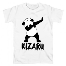 Мужская футболка хлопок с принтом Kizaru в Кировске, 100% хлопок | прямой крой, круглый вырез горловины, длина до линии бедер, слегка спущенное плечо. | 