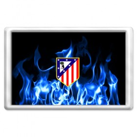 Магнит 45*70 с принтом ATLETICO MADRID в Кировске, Пластик | Размер: 78*52 мм; Размер печати: 70*45 | атлетико мадрид | эмблема